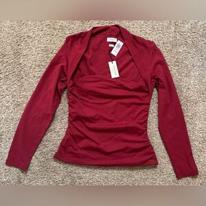 Aritzia - Contour Flourish Longsleeve Size:L